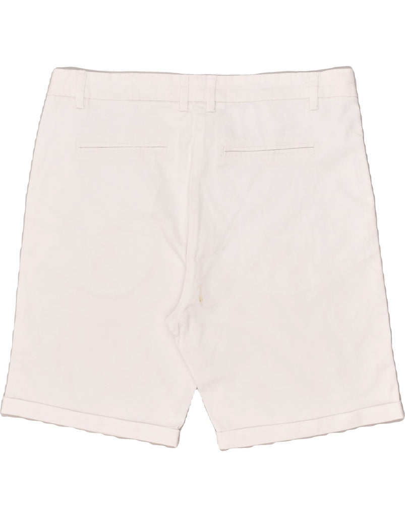 DACK'S Womens Chino Shorts IT 48 XL W36 White | Vintage Dack's | Thrift | Second-Hand Dack's | Used Clothing | Messina Hembry 