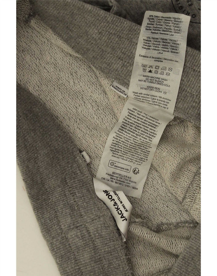 Jack & Jones Mens Sport Shorts 2XL  Grey Flecked Cotton