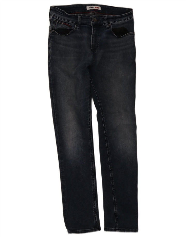 Tommy Hilfiger Mens Slim Jeans W30 L30 Blue Cotton