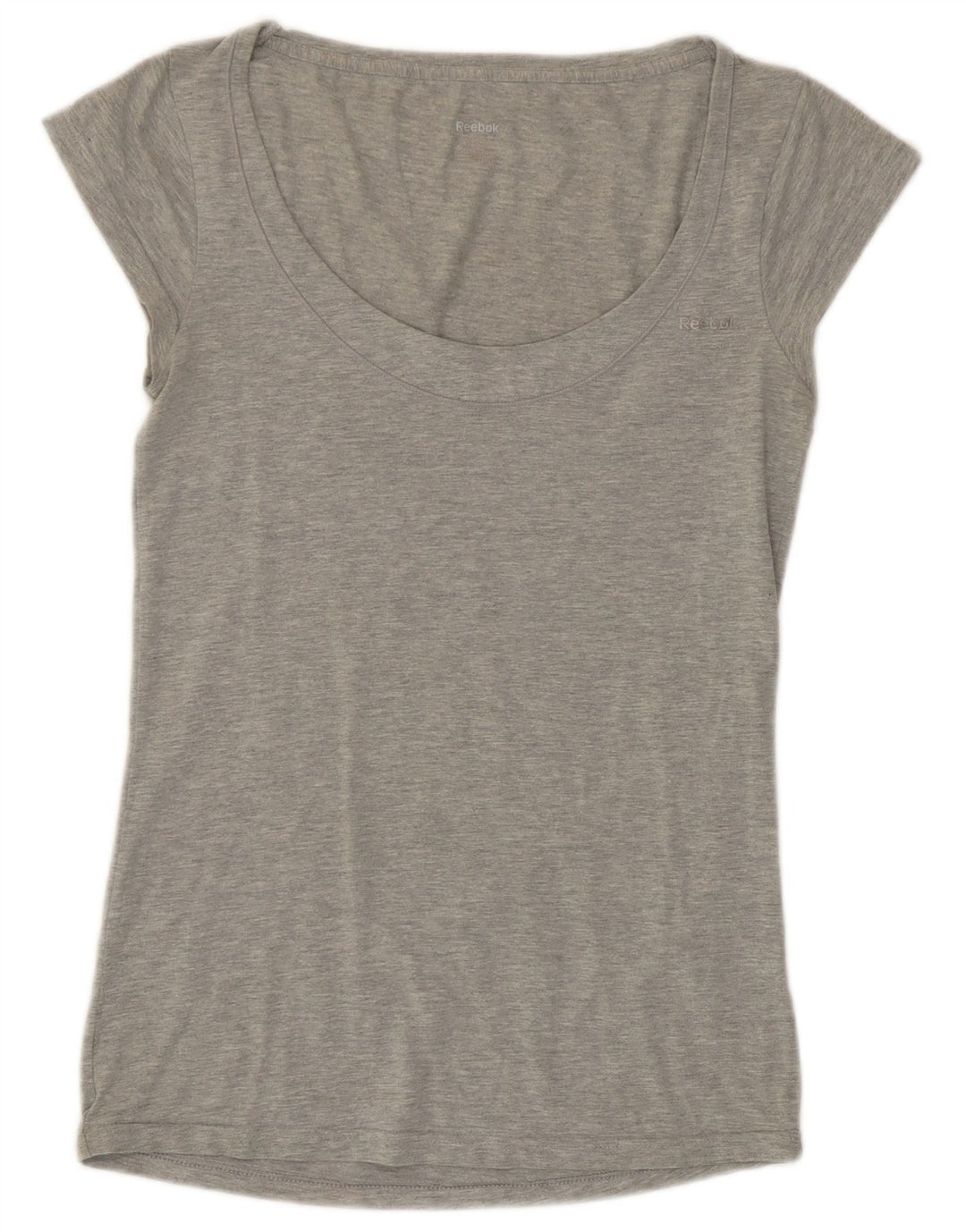 Reebok Womens T-Shirt Top UK 10 Small Grey
