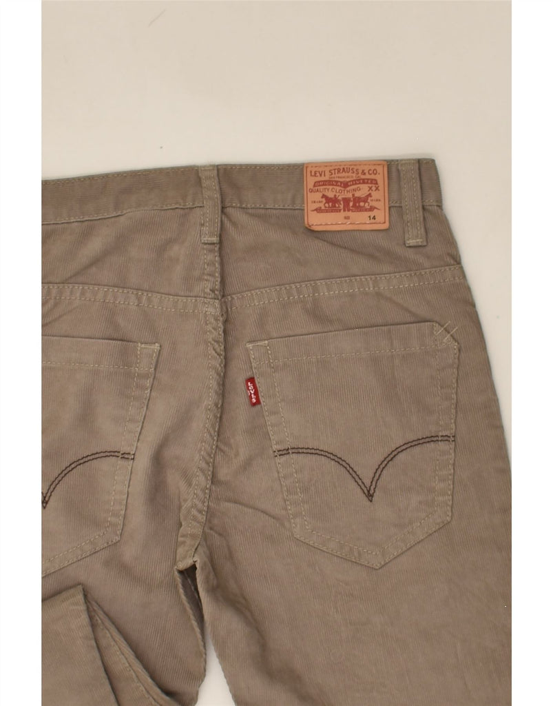 LEVI'S Boys Slim Corduroy Trousers 13-14 Years W26 L32 Beige Polyester | Vintage Levi's | Thrift | Second-Hand Levi's | Used Clothing | Messina Hembry 