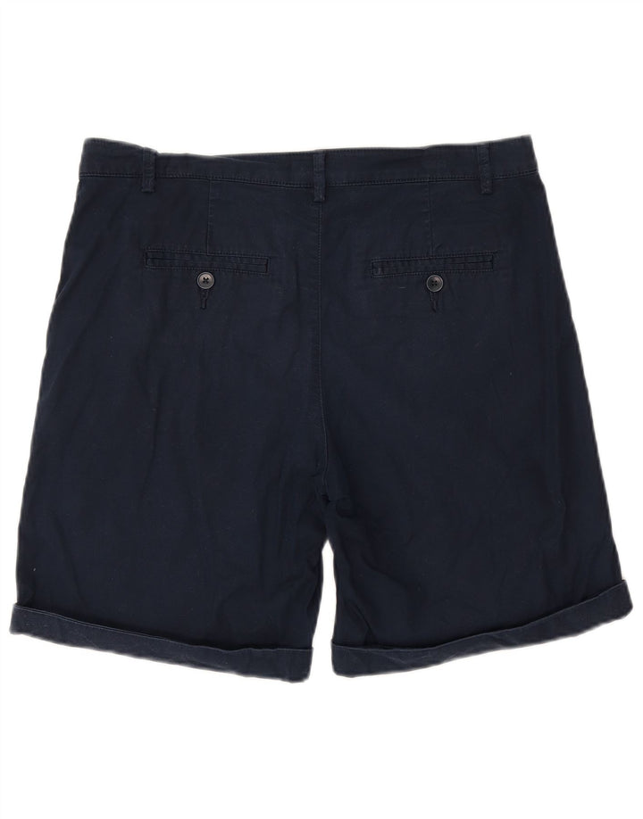 BENETTON Womens Chino Shorts W32 Large Navy Blue