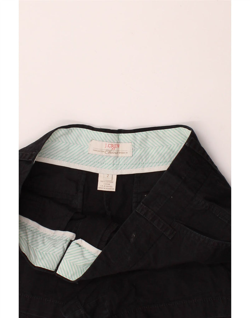 J. CREW Womens Broken In Chino Shorts US 2 XS W30  Navy Blue Cotton Vintage J. Crew and Second-Hand J. Crew from Messina Hembry 