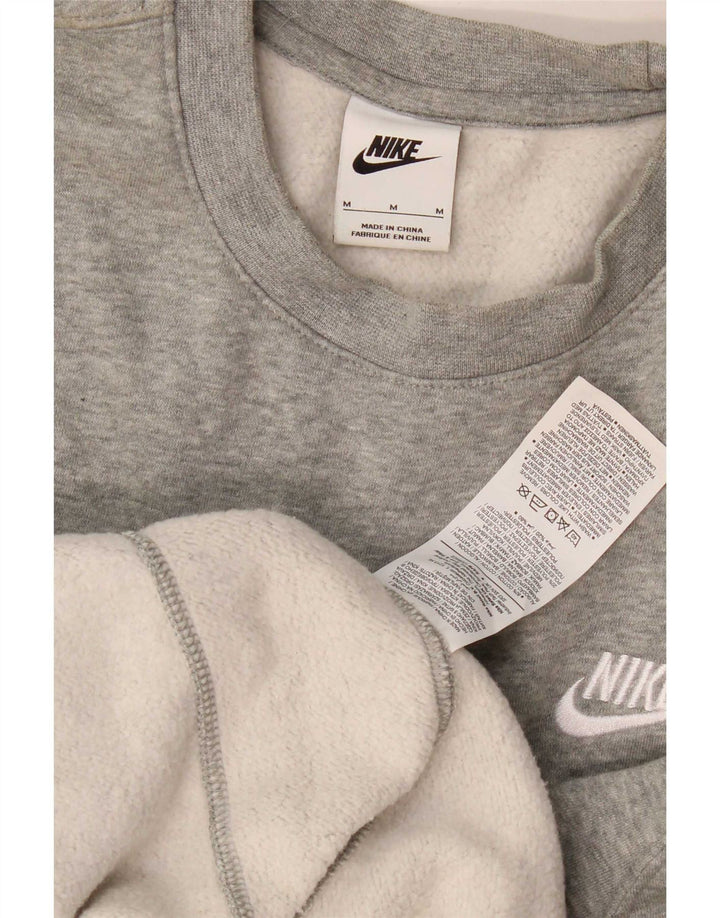 Nike Mens Sweatshirt Jumper Medium Grey Cotton