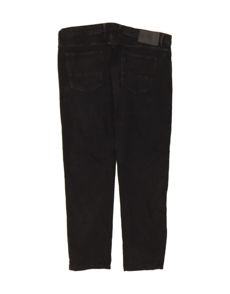MASSIMO DUTTI Mens Slim Jeans EU 46 XL W36 L29 Black Vintage Massimo Dutti and Second-Hand Massimo Dutti from Messina Hembry 