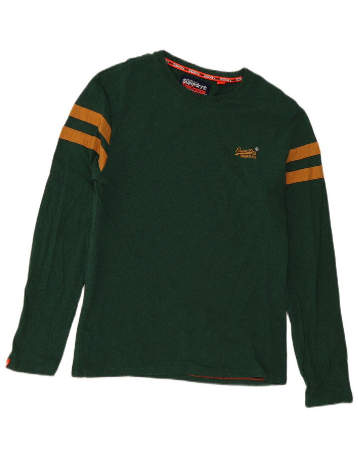 Superdry Mens Top Long Sleeve Large Green