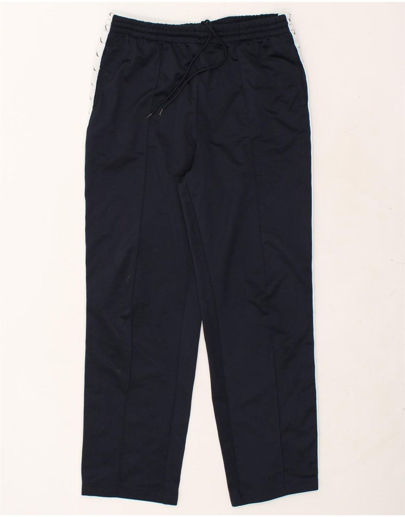 KAPPA Womens Graphic Tracksuit Trousers UK 16 Large Navy Blue Polyester | Vintage Kappa | Thrift | Second-Hand Kappa | Used Clothing | Messina Hembry 