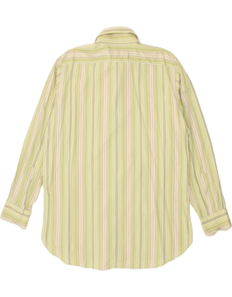 ETRO Mens Shirt Size 44 XL Green Striped Cotton Vintage Etro and Second-Hand Etro from Messina Hembry 