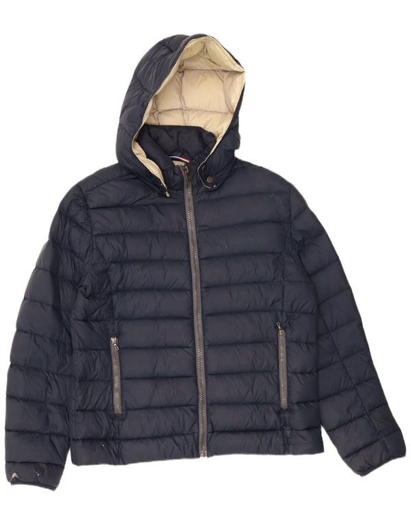 Colmar Mens Hooded Padded Jacket IT 52 Large Navy Blue