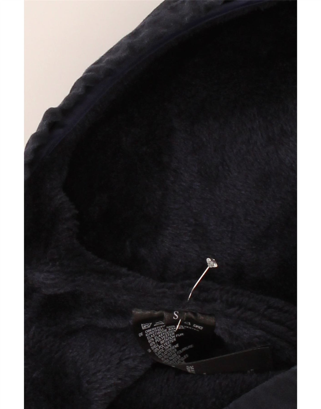 BRANDIT Mens Hooded Parka Jacket UK 36 Small Navy Blue Polyester Vintage Brandit and Second-Hand Brandit from Messina Hembry 