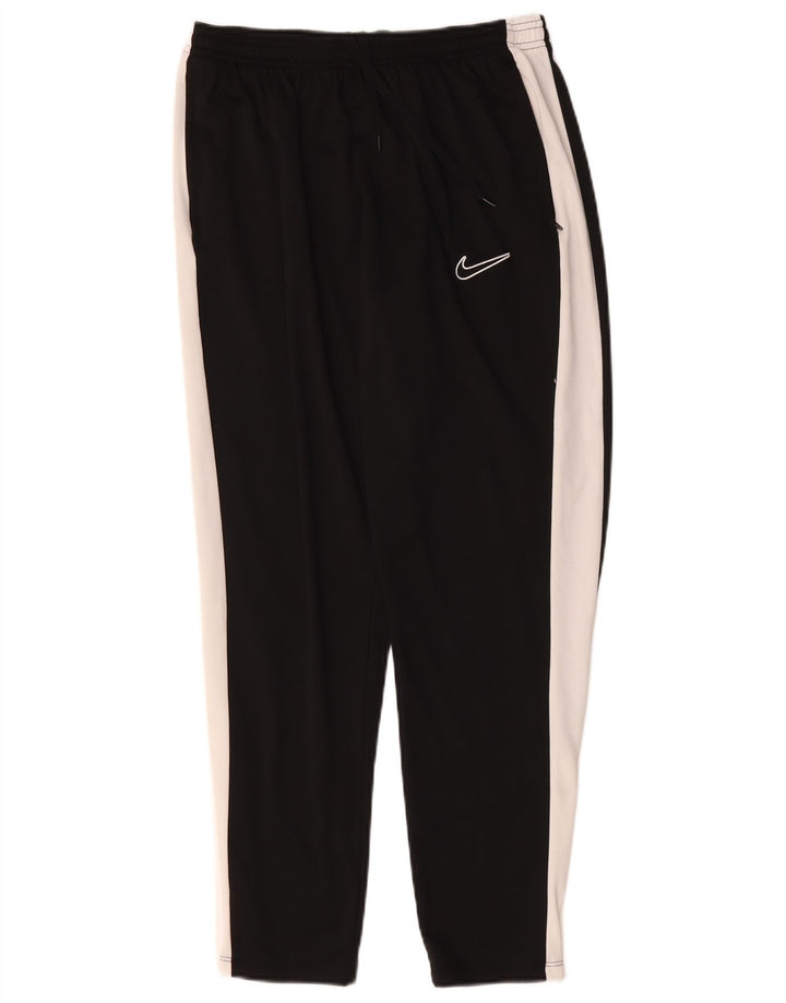 Nike Mens Tracksuit Trousers Large Black Colourblock Polyester
