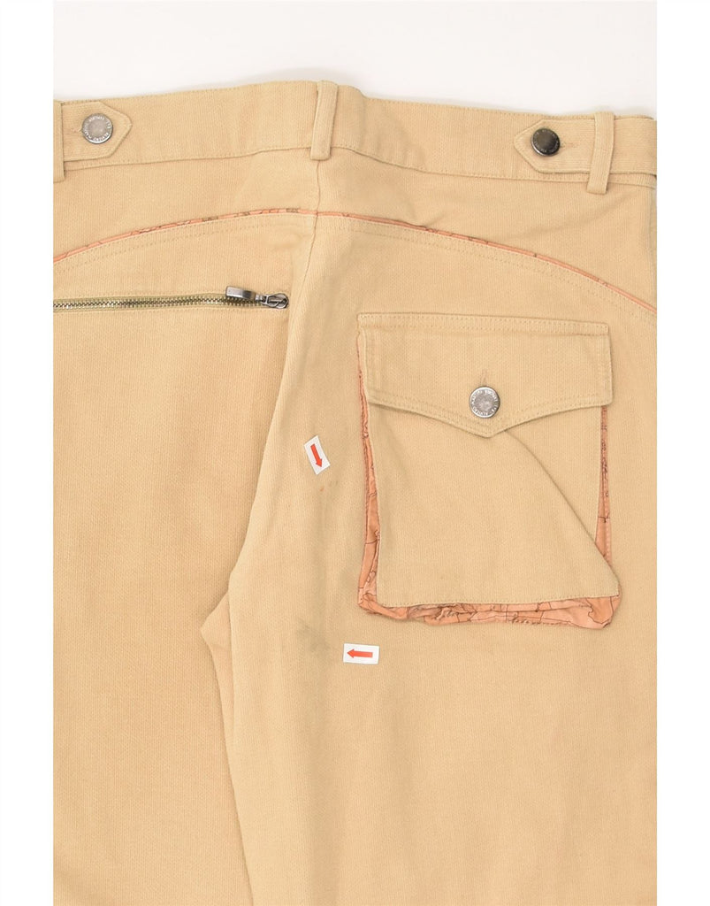 ALVIERO MARTINI Womens Straight Cargo Trousers UK 18 XL W31 L31 Beige | Vintage ALVIERO MARTINI | Thrift | Second-Hand ALVIERO MARTINI | Used Clothing | Messina Hembry 