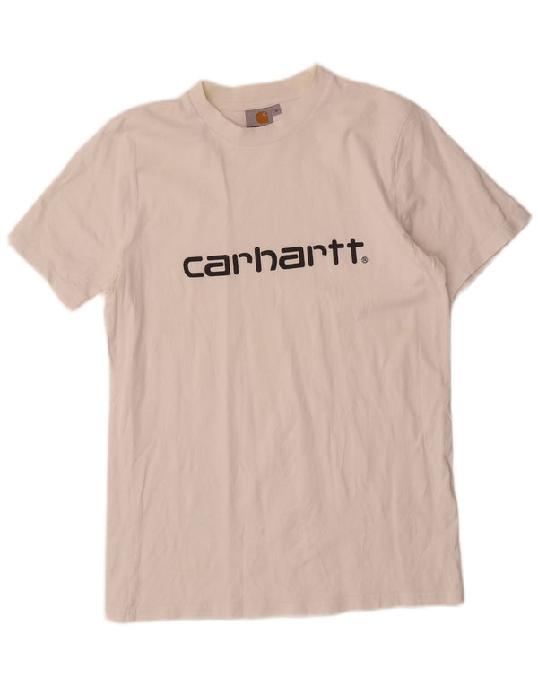 Carhartt Mens Graphic T-Shirt Top Small White