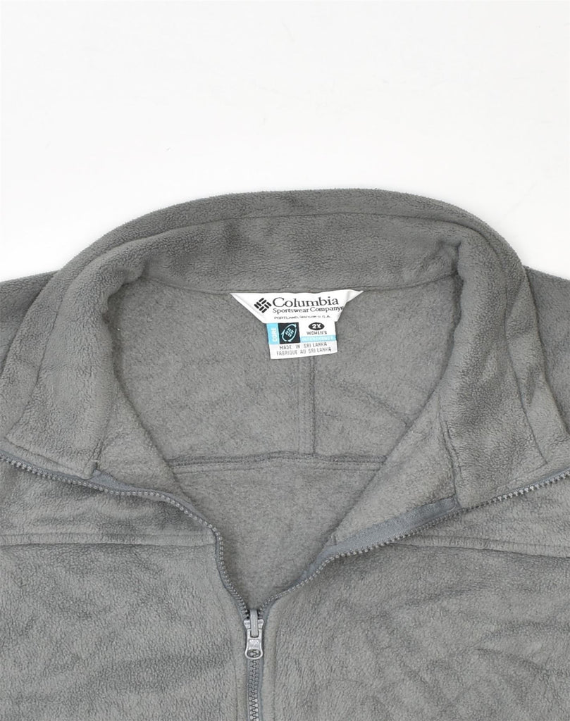 COLUMBIA Mens Fleece Jacket UK 44 2XL Grey Polyester | Vintage Columbia | Thrift | Second-Hand Columbia | Used Clothing | Messina Hembry 