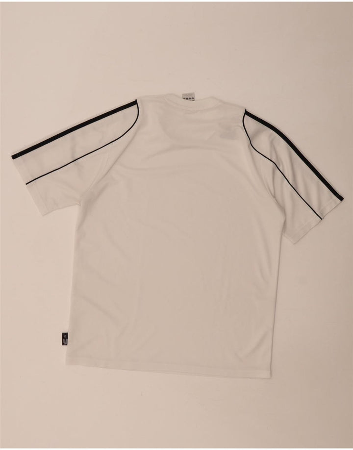 ADIDAS Mens Climalite T-Shirt Top Medium White