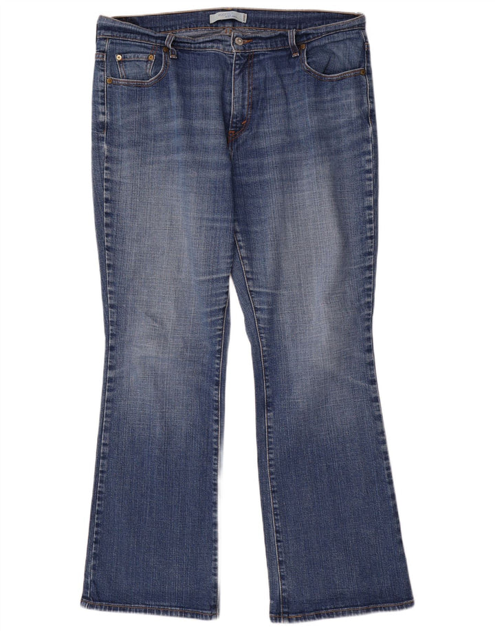 LEVI'S Womens 515 Bootcut Jeans US 16 2XL W36 L31 Blue Cotton