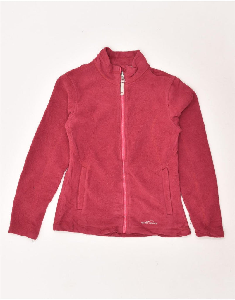 EDDIE BAUER Girls Fleece Jacket 13-14 Years Large  Pink Polyester | Vintage Eddie Bauer | Thrift | Second-Hand Eddie Bauer | Used Clothing | Messina Hembry 