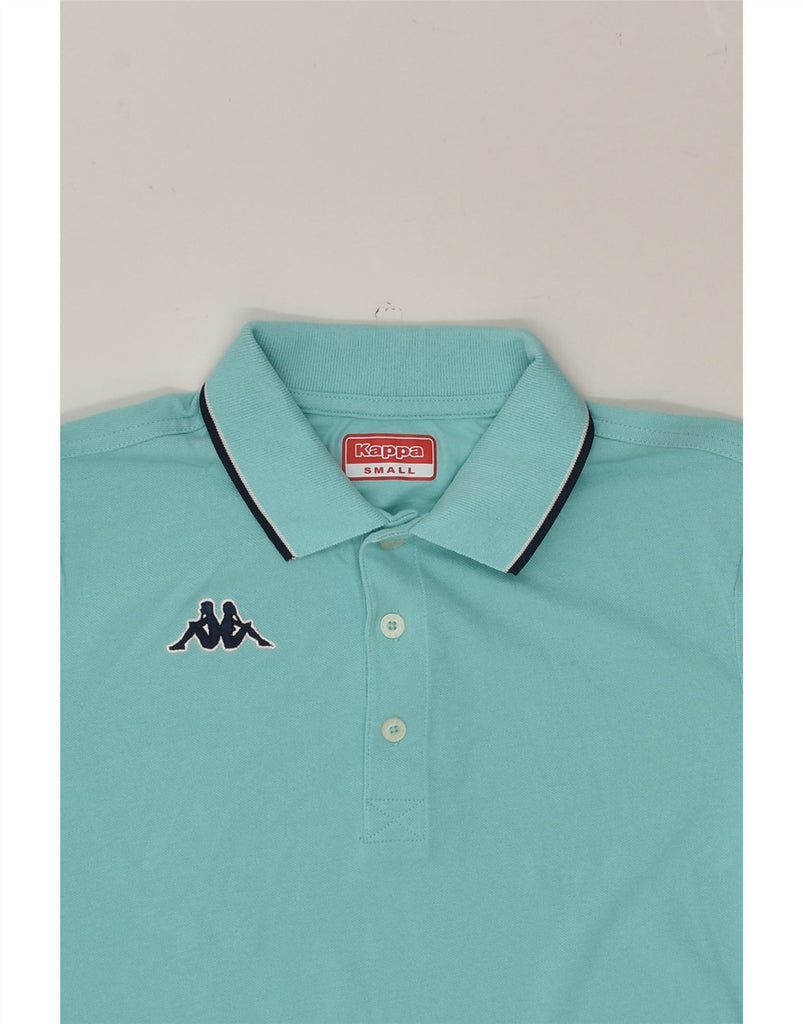 KAPPA Mens Polo Shirt Small Turquoise Cotton | Vintage Kappa | Thrift | Second-Hand Kappa | Used Clothing | Messina Hembry 