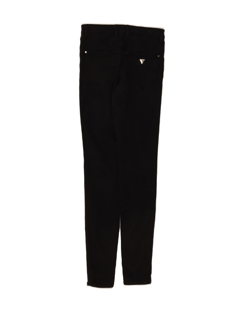 GUESS Womens Skinny Jeans W27 L32 Black Cotton Vintage Guess and Second-Hand Guess from Messina Hembry 