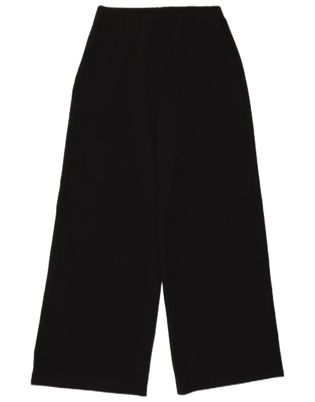 Zara Womens Wide Leg Casual Trousers Small W26 L29 Black Polyester