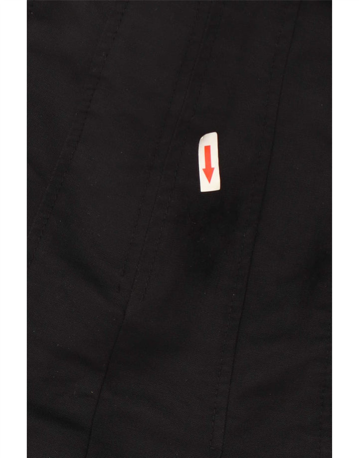 Zara Womens Short Overcoat UK 10 Small Black