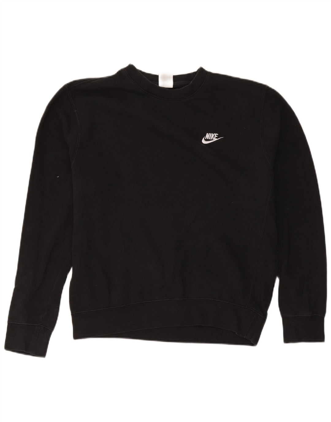 Nike Mens Sweatshirt Jumper Medium Black Cotton