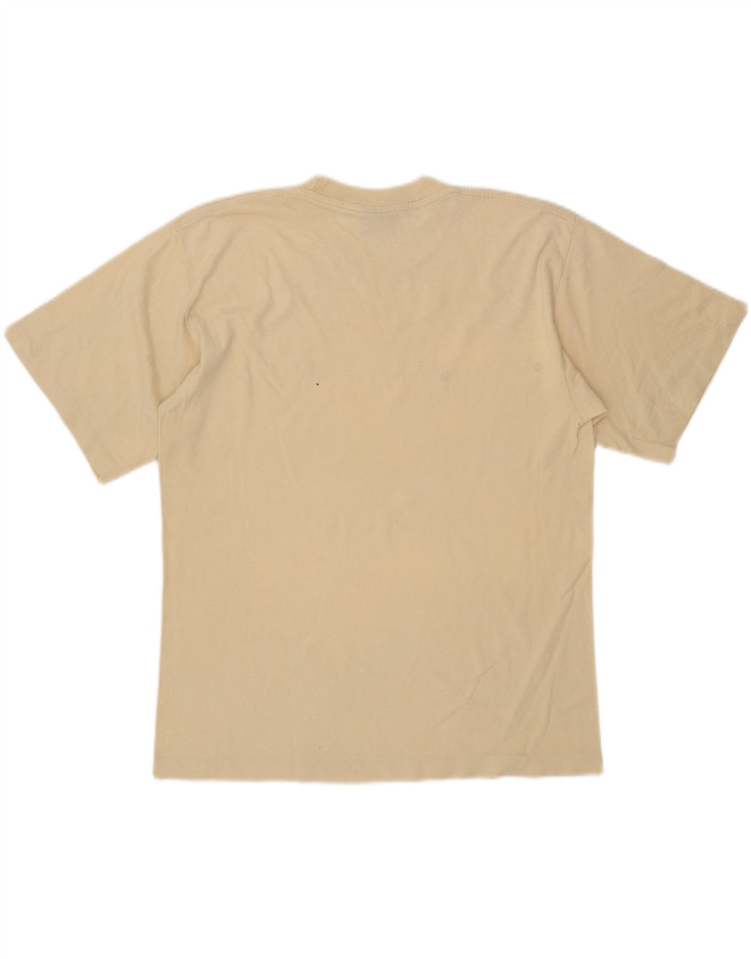 Champion Mens T-Shirt Top Large Beige