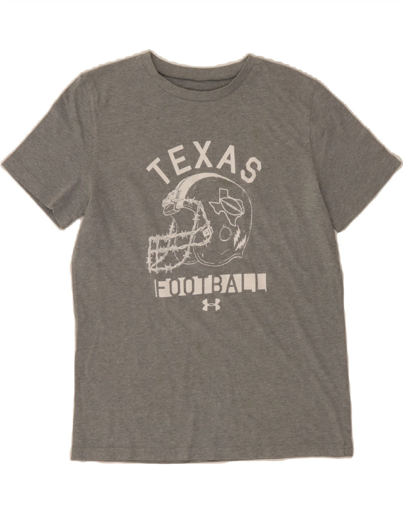 UNDER ARMOUR Boys Texas Graphic T-Shirt Top 11-12 Years Large  Grey Vintage Under Armour and Second-Hand Under Armour from Messina Hembry 