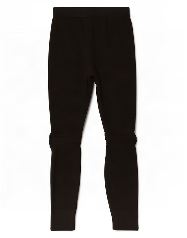 Nike Womens Graphic Leggings UK 10 Small Black Polyester