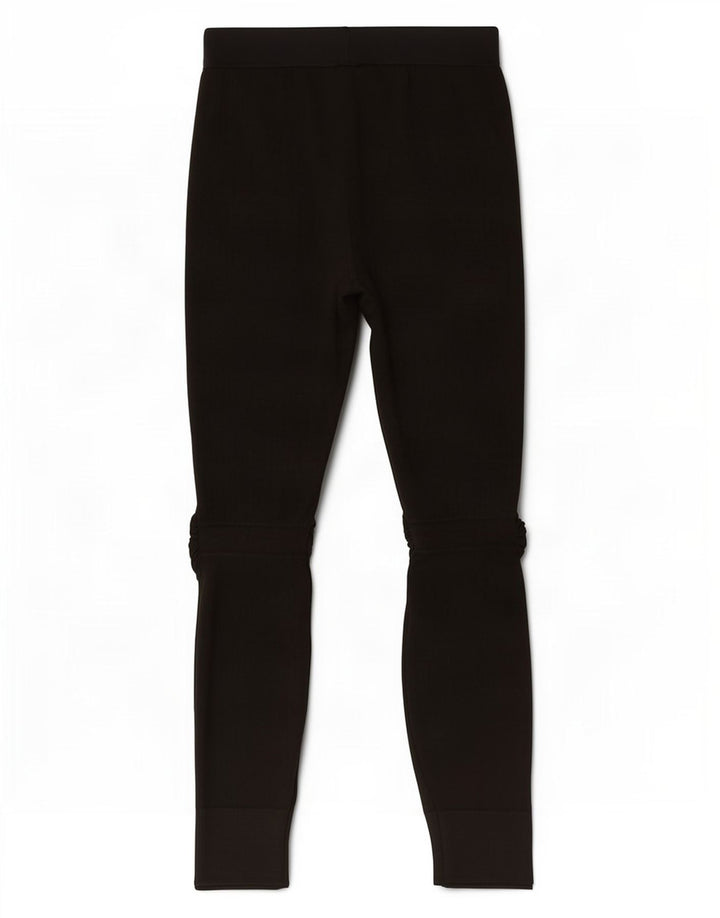 Nike Womens Graphic Leggings UK 10 Small Black Polyester