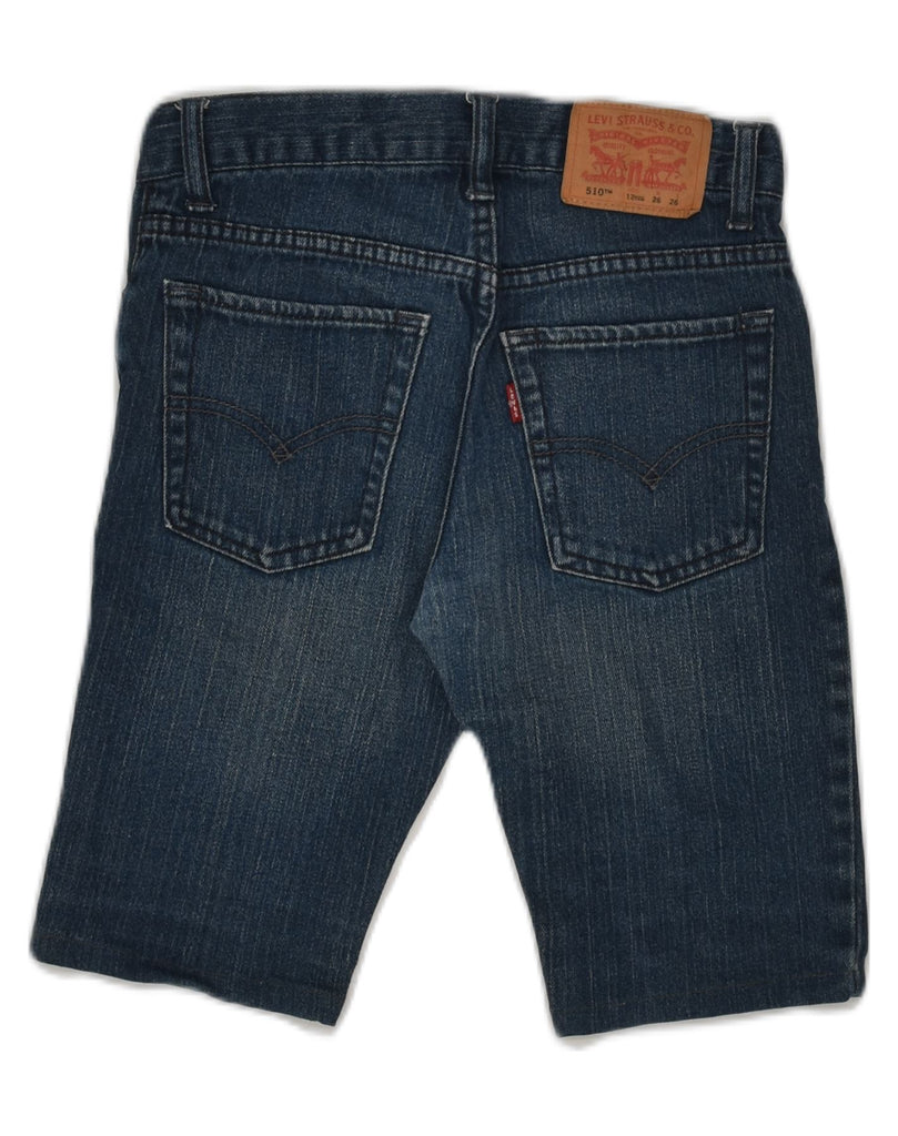 LEVI'S Boys 510 Denim Shorts 11-12 Years W26 Blue Cotton | Vintage Levi's | Thrift | Second-Hand Levi's | Used Clothing | Messina Hembry 