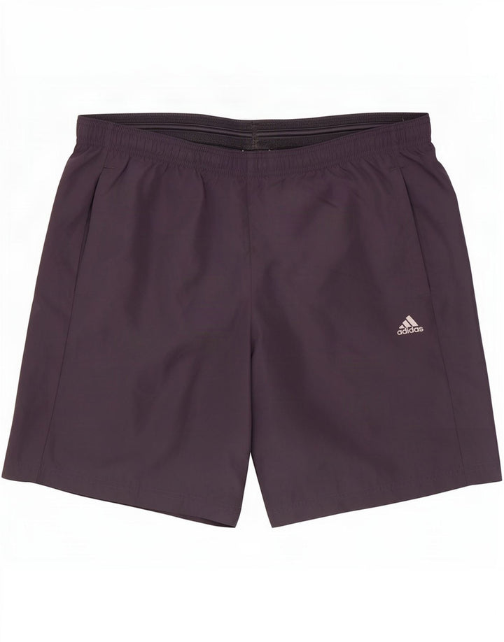 Adidas Mens Climalite Sport Shorts Large Grey Polyester