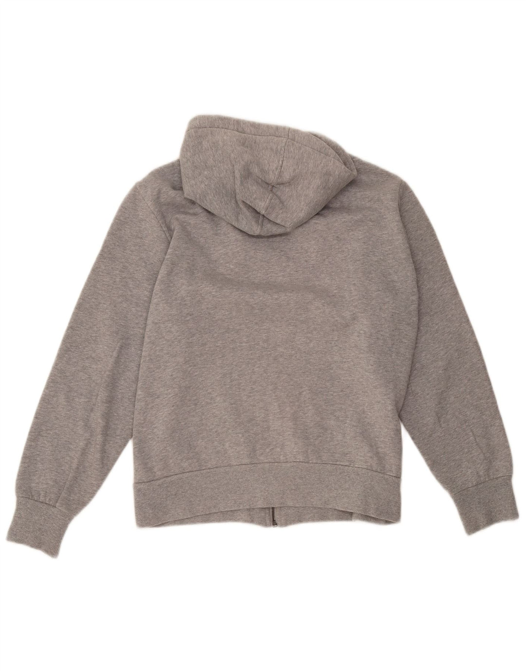 Lotto Mens Zip Hoodie Sweater IT 46 Small Grey Cotton