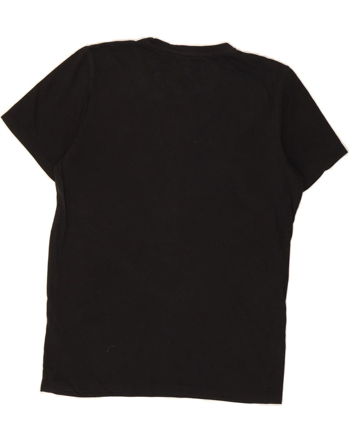 JACK & JONES Mens T-Shirt Top Small Black Cotton Vintage Jack & Jones and Second-Hand Jack & Jones from Messina Hembry 