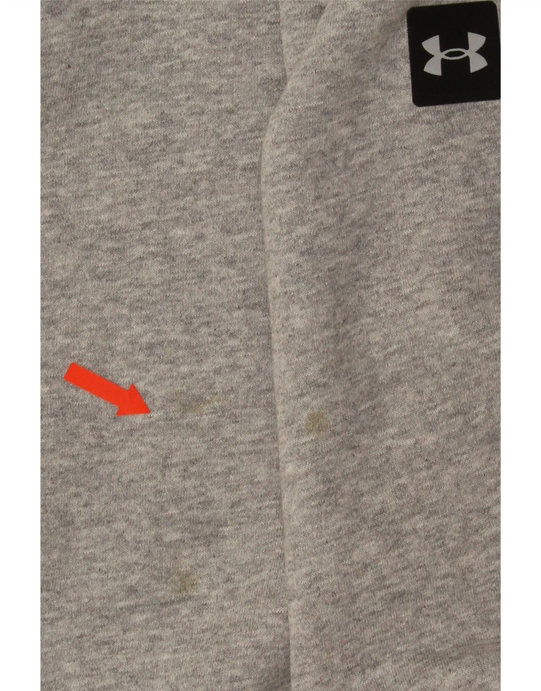Under Armour Mens Cold Gear Sweatshirt Jumper XL Grey Flecked Cotton