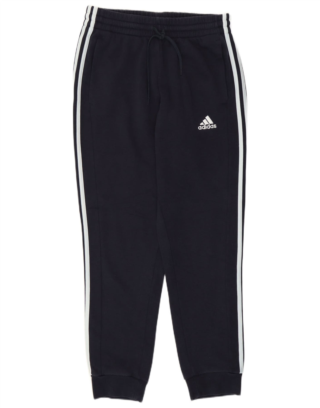 Adidas Mens Tracksuit Trousers Joggers Medium  Navy Blue Cotton