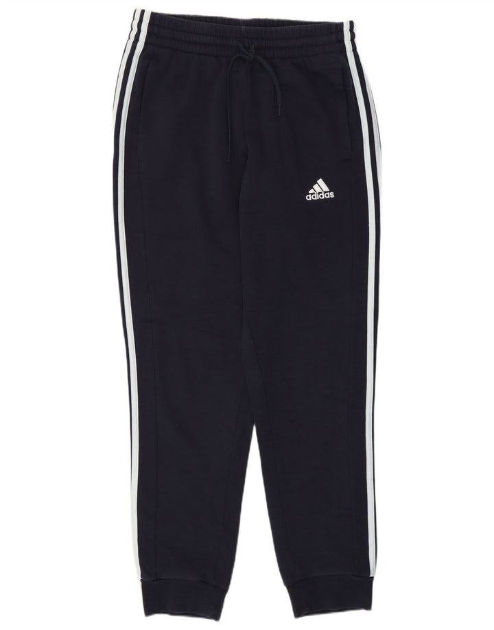 Adidas Mens Tracksuit Trousers Joggers Medium  Navy Blue Cotton