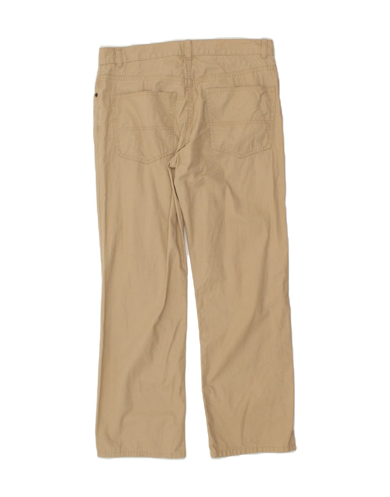 TOMMY HILFIGER Mens Straight Casual Trousers W32 L30 Beige Cotton Vintage Tommy Hilfiger and Second-Hand Tommy Hilfiger from Messina Hembry 