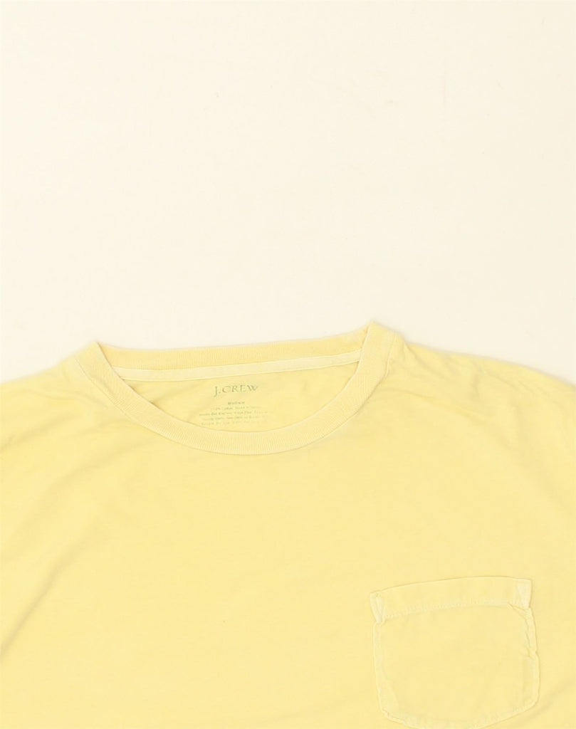 J. CREW Mens T-Shirt Top Medium Yellow Cotton | Vintage J. Crew | Thrift | Second-Hand J. Crew | Used Clothing | Messina Hembry 