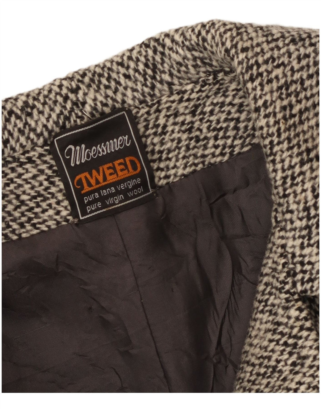 Moessmer Womens Pea Coat UK 14 Medium Grey Virgin Wool