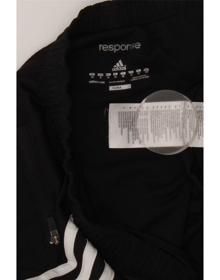 Adidas Womens Climalite Sport Shorts UK 10 Small Black Polyester