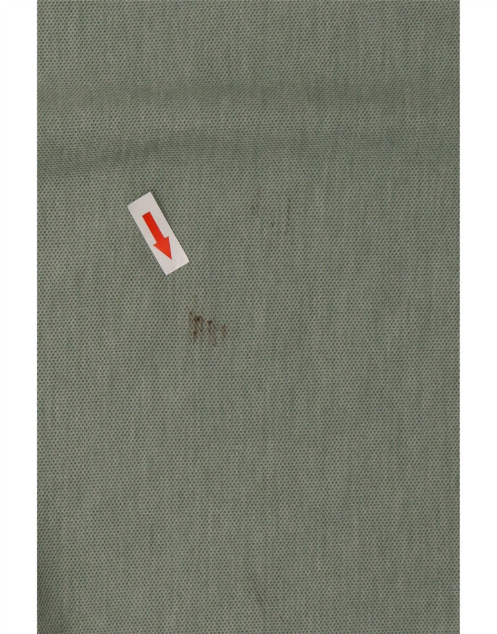 FILA Mens Polo Shirt IT 52 Large Green Cotton