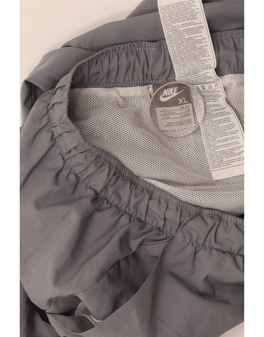 NIKE Mens Sport Shorts XL Grey Colourblock Polyester