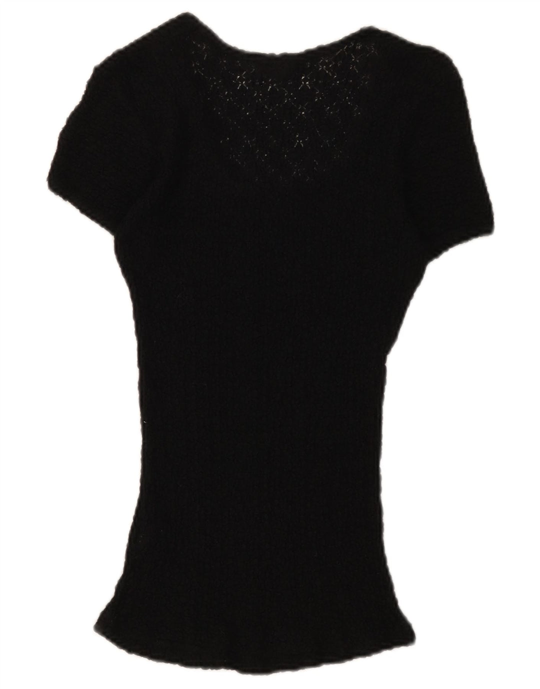Guess Womens Lace Blouse Top UK 12 Medium Black Floral