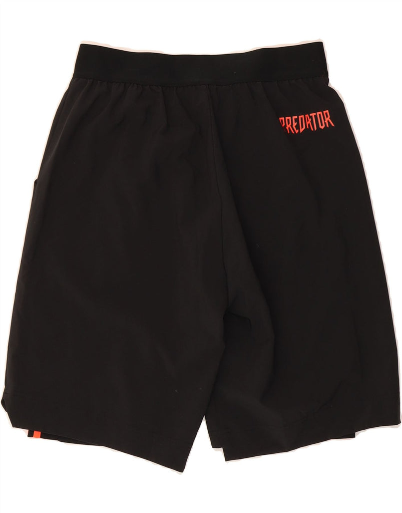 ADIDAS Boys Sport Shorts 15-16 Years XL Black Polyester Vintage Adidas and Second-Hand Adidas from Messina Hembry 