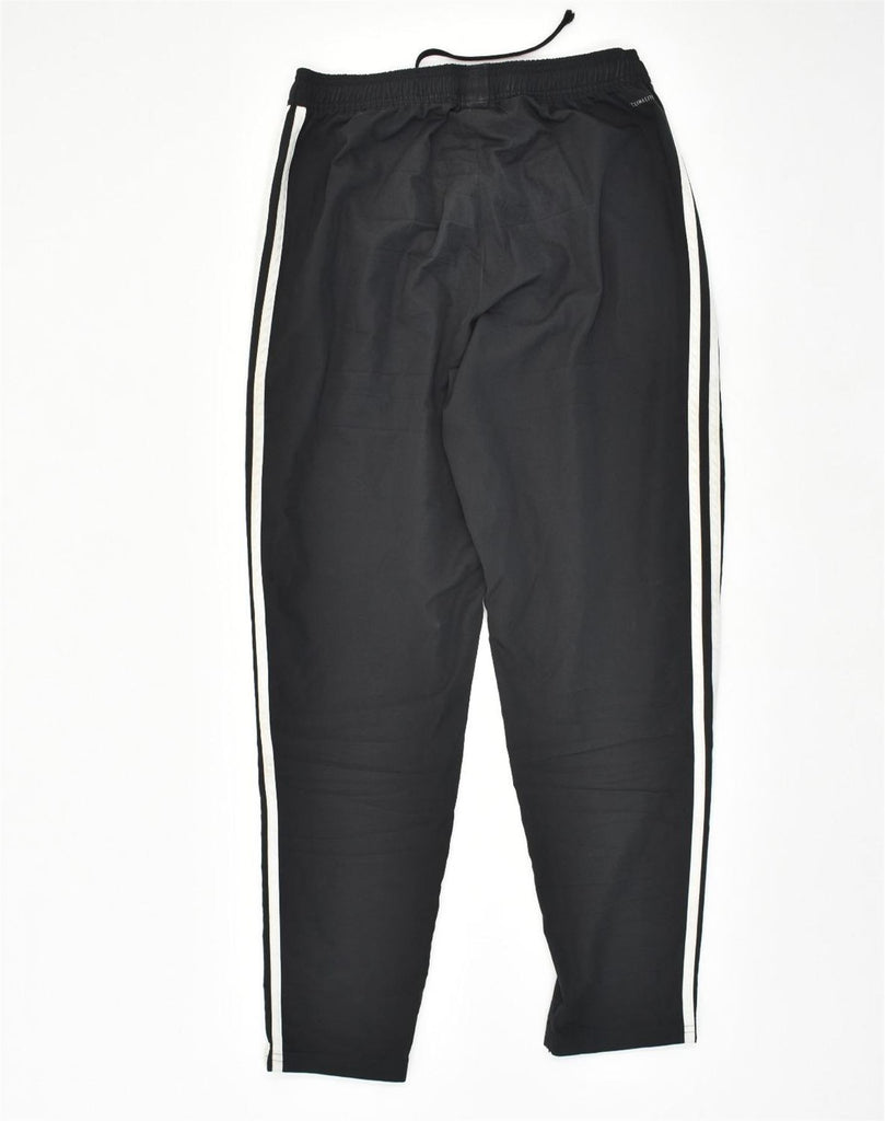 ADIDAS Mens Tracksuit Trousers Medium Black Polyester | Vintage Adidas | Thrift | Second-Hand Adidas | Used Clothing | Messina Hembry 