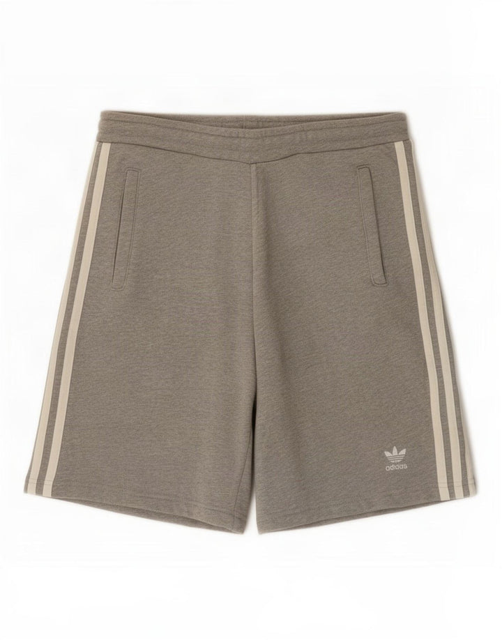 Adidas Mens Sport Shorts Medium Grey Cotton