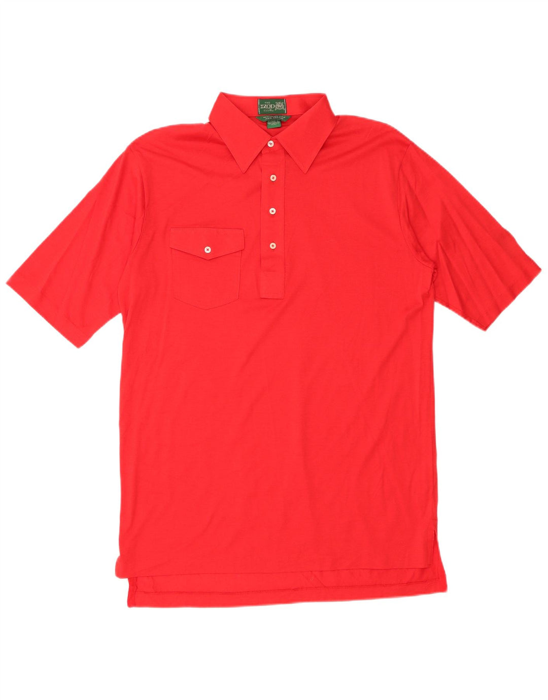 Izod Mens Polo Shirt Large Red Cotton
