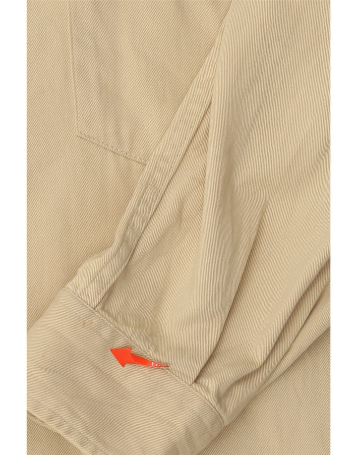 Carrera Mens Shirt Medium Beige Cotton
