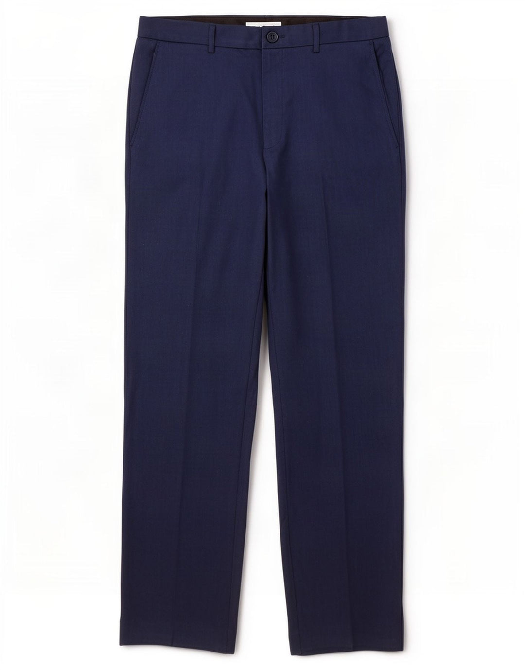Marks & Spencer Mens Straight Suit Trousers W32 L31 Navy Blue Polyester